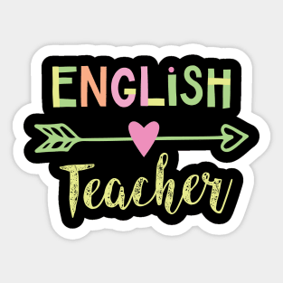 English Teacher Gift Idea Sticker